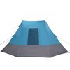 vidaXL Camping Tent with Roof Blue 189.76 x 141.73 x 89.37 in Taffeta