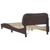 vidaXL Bed Frame Dark brown
