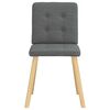 vidaXL Dining Chair Set of 4 Dark Gray