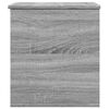 vidaXL Storage Box Grey Sonoma Engineered Wood 23.6 x 16.5 x 18.1 in