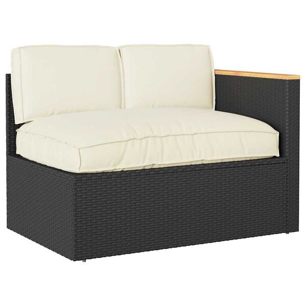 vidaXL Pallet Cushion Set with Pillow 3 pcs Cream 47.2" x 31.5" x 4.7