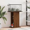 vidaXL Aquarium Stand Brown Oak Engineered Wood Medium Aquarium Stand
