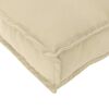 vidaXL Pallet Cushion Set 2 pcs Beige Oxford Fabric
