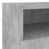 vidaXL TV Wall Cabinet Concrete Grey Engineered Wood Small