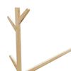 vidaXL Clothes Rack Bamboo Medium Bamboo Clothes Rack Rectangular