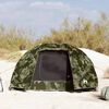 vidaXL Fishing Tent 3-Person Camouflage Waterproof