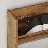 vidaXL Wall Shoe Cabinet Old wood Engineered wood Compact