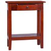 vidaXL Console Table Classical Brown Solid mahogany wood