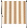 vidaXL Outdoor Roller Blind Orange and White