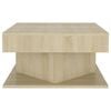 vidaXL Coffee Table Sonoma oak Engineered wood Small Simple