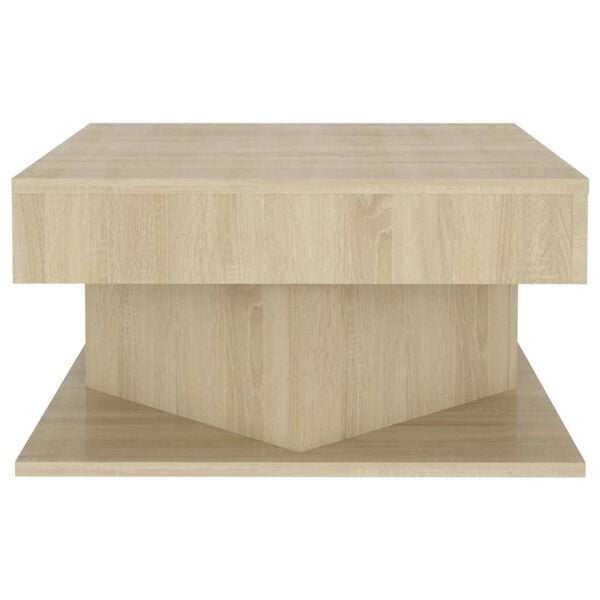 vidaXL Coffee Table Sonoma oak Engineered wood Small Simple