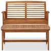 vidaXL Garden Lounge Set Natural wood Solid acacia wood Medium Strong