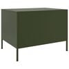 vidaXL Coffee Table Olive Green Cold-rolled steel Medium Coffee Table
