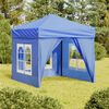 vidaXL Party Tent Blue 210D Oxford Fabric Small Foldable Party Tent