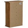 vidaXL Hanging Cabinet Honey brown Solid pine wood Medium