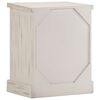 vidaXL Bedside Cabinet White Solid mango wood 15.7 x 11.8 x 19.7 in