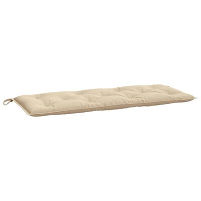 vidaXL Garden Bench Cushion Beige 47.2"x19.7"x2.8" Oxford Fabric