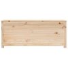 vidaXL Storage Box Natural Pine Solid pinewood Medium Storage Box