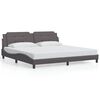vidaXL Bed Frame Grey