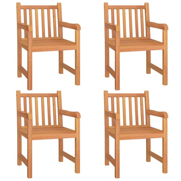 vidaXL Garden Dining Set Teak Solid teak wood 5-Piece Set