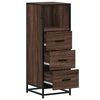 vidaXL Bathroom Cabinet Brown Oak Engineered Wood Bathroom Cabinet