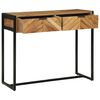 vidaXL Console Table Brown 35.43 x 13.78 x 29.53 in Solid Acacia Wood