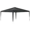 vidaXL Party Tent Anthracite Polyethylene 13.1 x 13.1 ft Durable