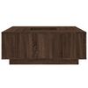 vidaXL Coffee Table Brown Oak Engineered Wood 39.4 x 39.4 x 15.7 in