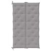 vidaXL Garden Bench Cushion Set of 2 Gray Oxford fabric (100% polyester)