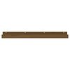 vidaXL Wall Shelf Honey brown Solid pine wood Standard Wall mounting