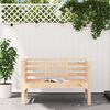 vidaXL Garden Bench Natural Wood Solid pine wood Standard Durable