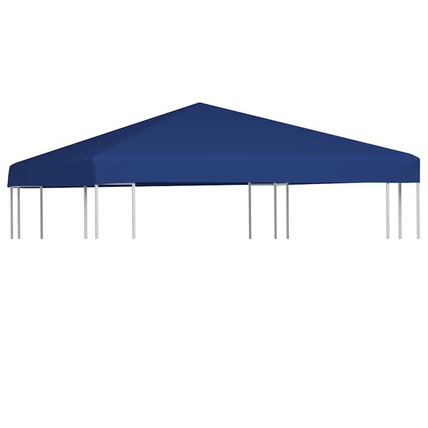 vidaXL Gazebo Top Cover Blue Polyester with PVC coating 9.8 x 9.8 ft