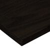 vidaXL Stair Tread Set of 12 Dark brown Solid oak wood