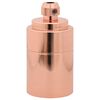 vidaXL Lamp Holder Rose Gold Aluminum Compact Durable Lamp Holder
