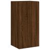 vidaXL TV Wall Unit Brown Oak Engineered Wood Large TV Wall Unit