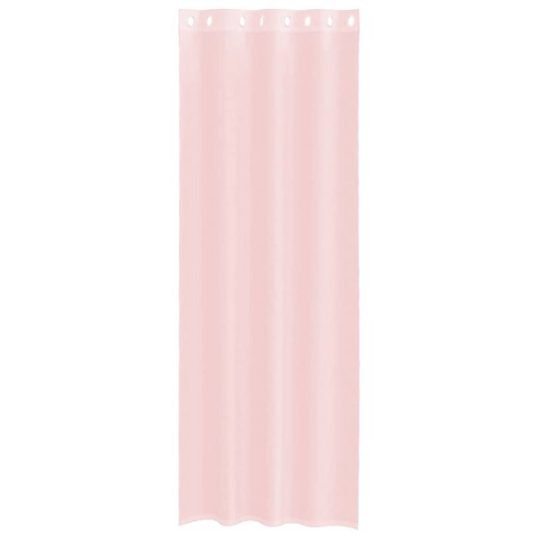 vidaXL Voile Curtains with Grommets 2 pcs Light Pink 55.1x118.1"