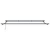 vidaXL Retractable Awning Black 177.17 x 118.11 in Polyester and Metal