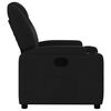 vidaXL Recliner Chair Black Fabric