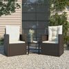 vidaXL Outdoor Lounge Set Black
