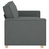 vidaXL 2-Seater Sofa Dark Grey 70.9"x30.7"x33.1" Fabric