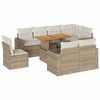 vidaXL Garden Sofa Set Beige