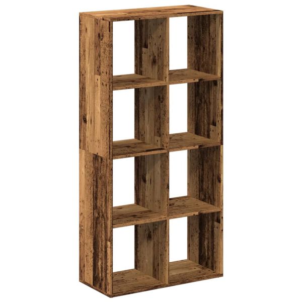 vidaXL Room Divider Bookcase Old wood Engineered wood Medium