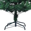 vidaXL Artificial Pre-lit Christmas Tree Green 47.2" PVC and Metal