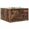 vidaXL Coffee Table Smoked oak Engineered wood Medium Coffee Table