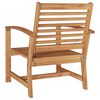 vidaXL Chair 2 pcs Brown 25.59 x 23.62 x 30.12 in Solid Teak Wood