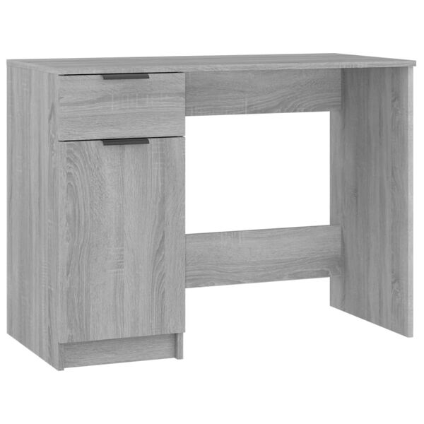 vidaXL Desk Grey Sonoma Engineered wood 39.4 x 19.7 x 29.5 in Desk