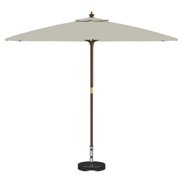 vidaXL Parasol Base Black 45 x 45 x 37.5 cm Granite