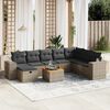 vidaXL Garden Sofa Set Gray, Dark Gray