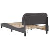 vidaXL Bed Frame Gray