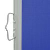 vidaXL Side Awning Blue Polyester 39.4 x 118.1 in Retractable
